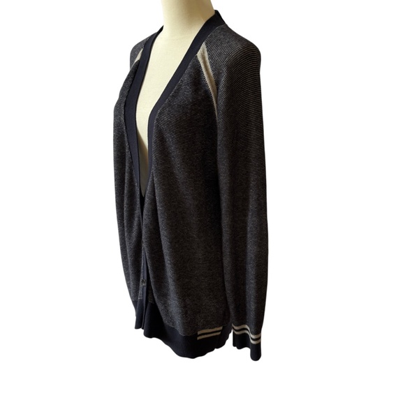 ATM ANTHONY THOMAS MELILLO SCHOOLBOY CARDIGAN SWEATER GRANDPACORE CASHMERE BLD L - Picture 4 of 12
